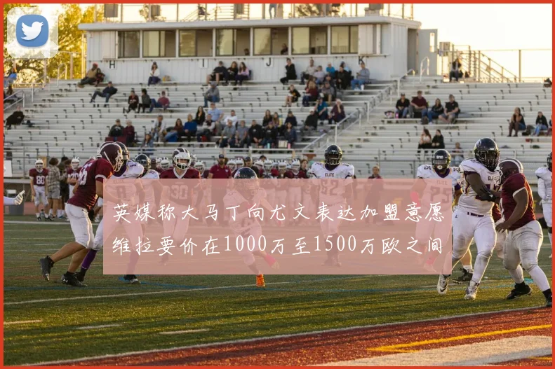 英媒称大马丁向尤文表达加盟意愿维拉要价在1000万至1500万欧之间